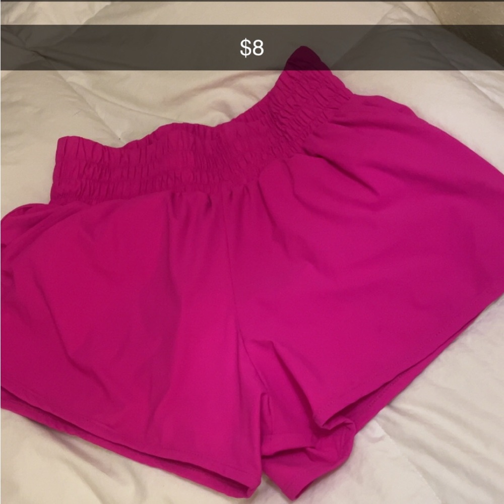 Bright Pink Women's Athletic Shorts